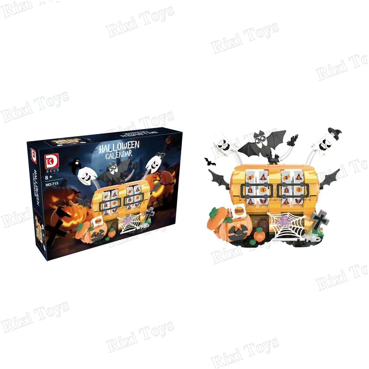 DK 714/715 Christmas & Halloween Building Block Sets - 555pcs
