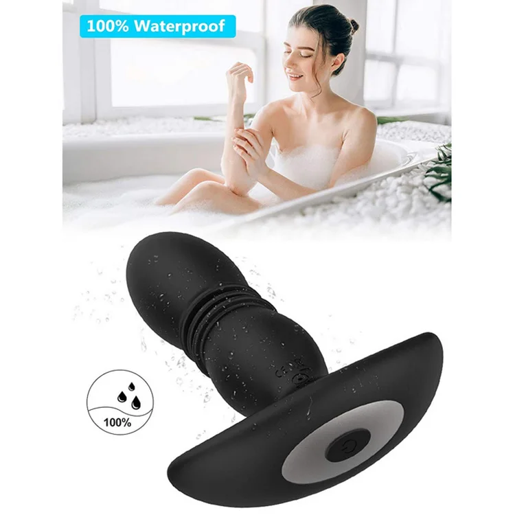 Best Sell Thrusting Anal Vibrator Prostate Massager Wireless Wearable Anal  Thruster Vibrating Butt Plug Sex Toy for Men
