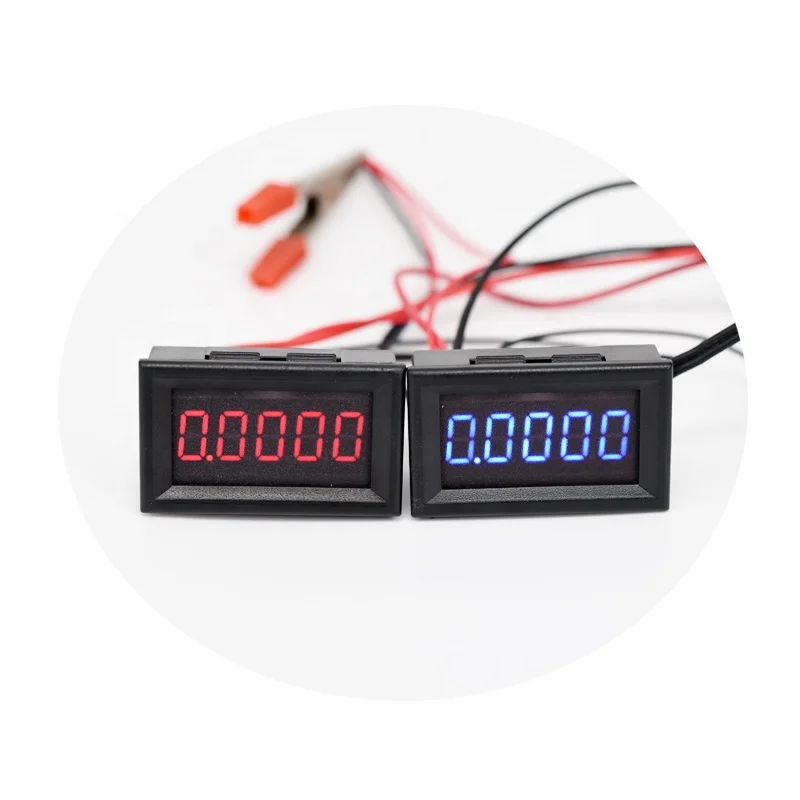 Taidacent High-precision Digital Ammeter 5 Digit DC Amp Panel Meter 0.36 Inch Tube Display 0-3A DC Digital Micro Ammeter Gauge
