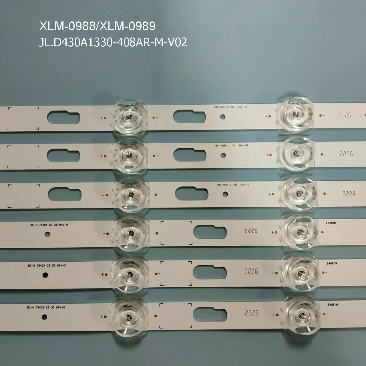 Factory Wholesale LED TV Backlight Strip with Remote Control Switch Aluminum Body for Samsung LED TV Tira De Led Para Tv