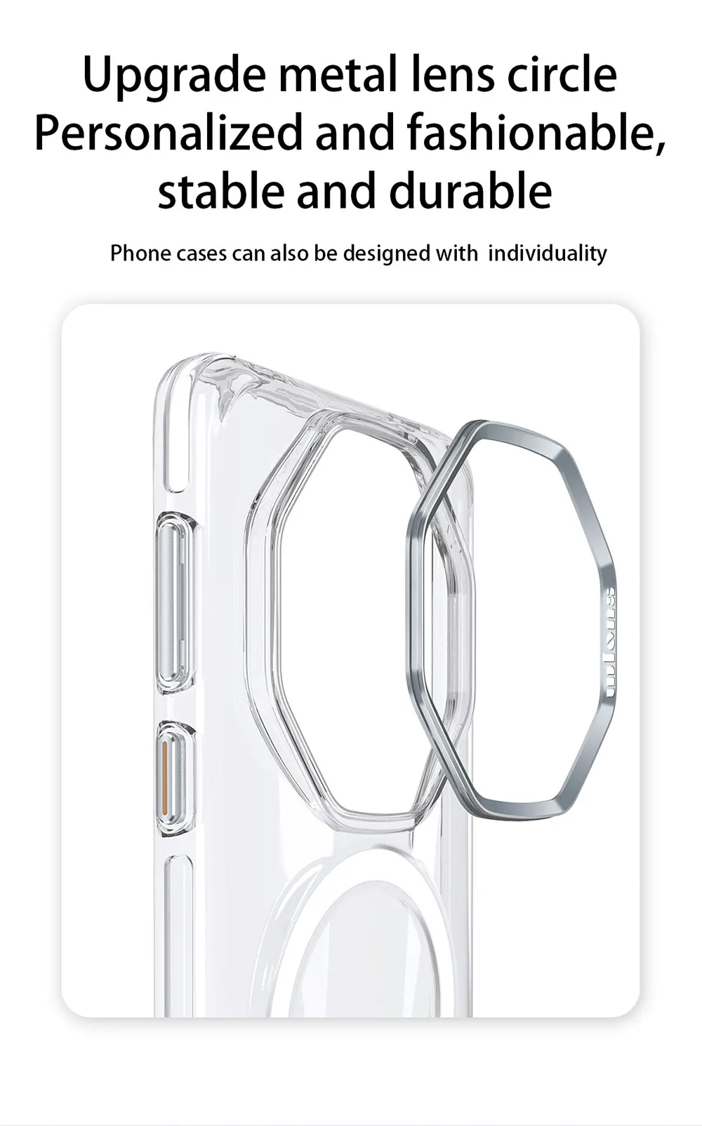 product clear case for huawei mate 60 rs ultimate lens films camera protector magnetic ring phone transparent hard pc  wls80 wlons-4