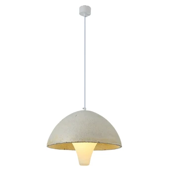 Designed Natural Grown Fungi Mushroom Mycelium Light Pendant Lamp For Interior Size R30cm H14cm