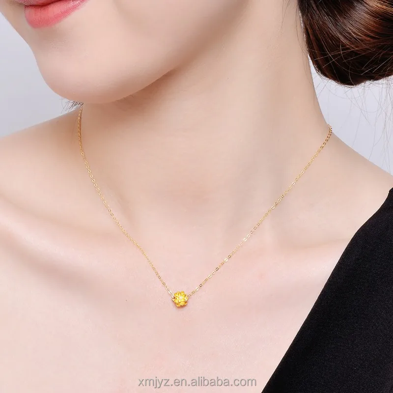 Pure Gold 999 Lotus Gold Pendant 5g 