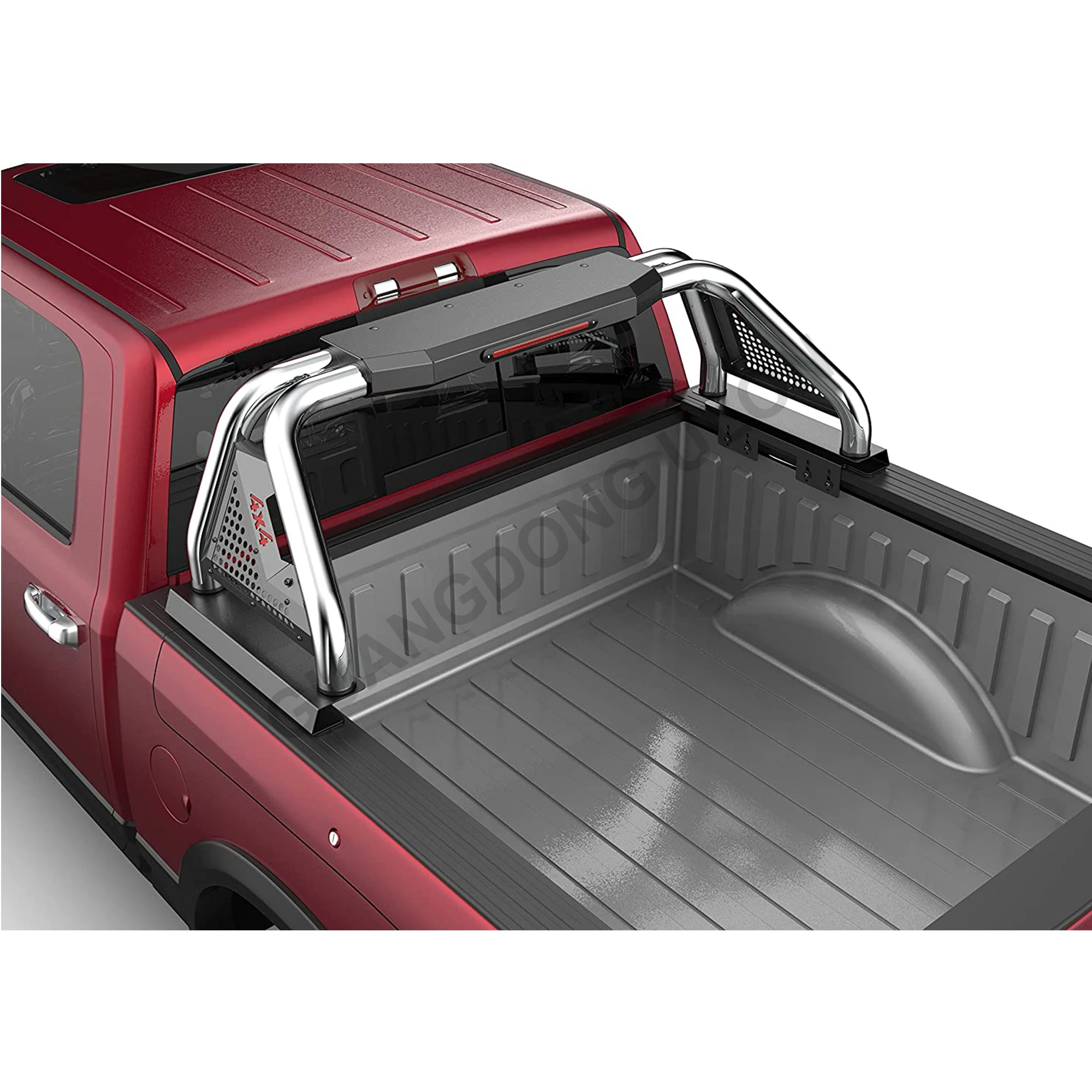 Adjustable Stainless Steel Roll Bar Cargo Rack For Dodge Ram 1500 Ford