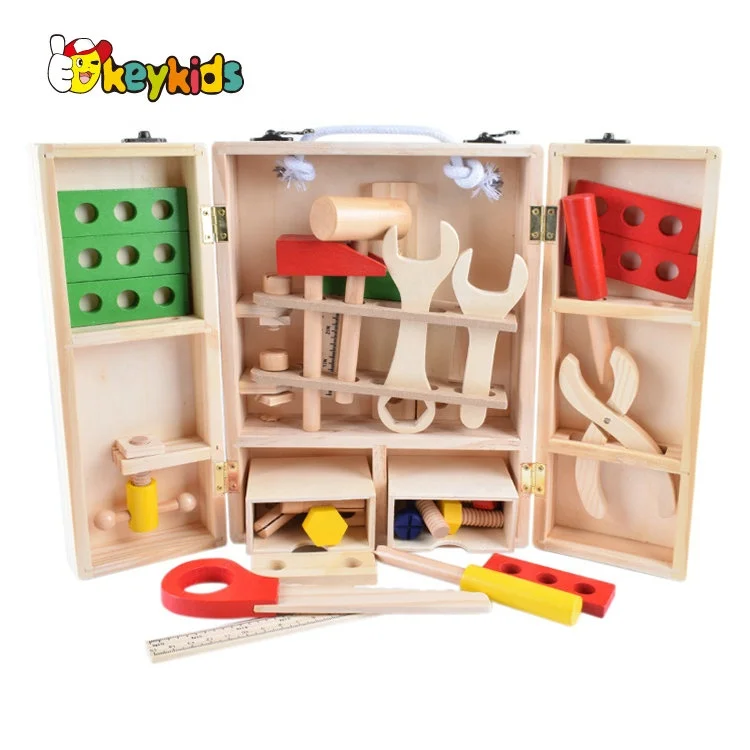 2020 Новое поступление Дошкольная деревянная сумка для игрушек малышей W03D131