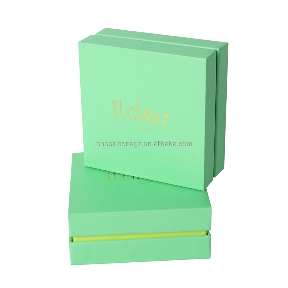 Custom Gold logo Jewellery Rigid Hard Case Cardboard Packaging Lid and ...