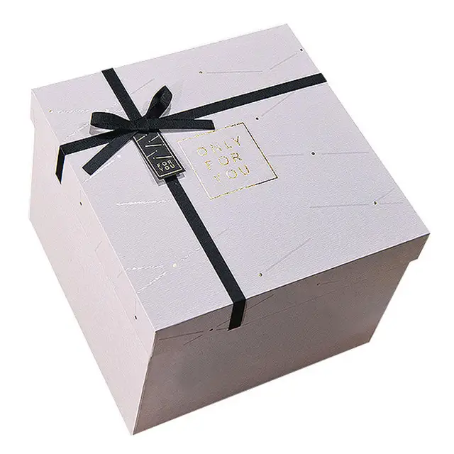 Luxury Custom Logo Portable Travel Gift Gift Boxes Packaging White Black Boxes