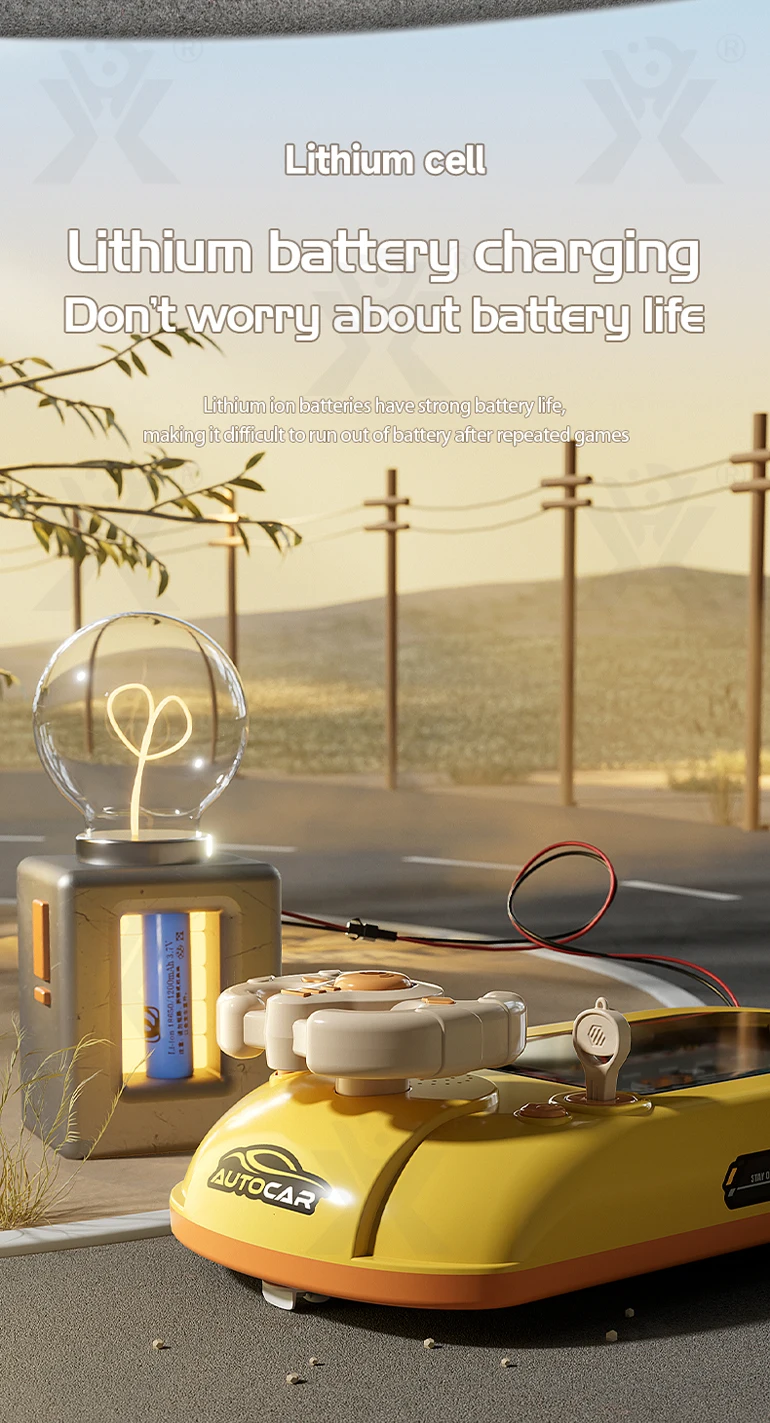 Chengji Racing Car Electronic Adventure Game Steering Wheels Toys Kids Educational Desktop Simulation Steering Wheel Toy Game