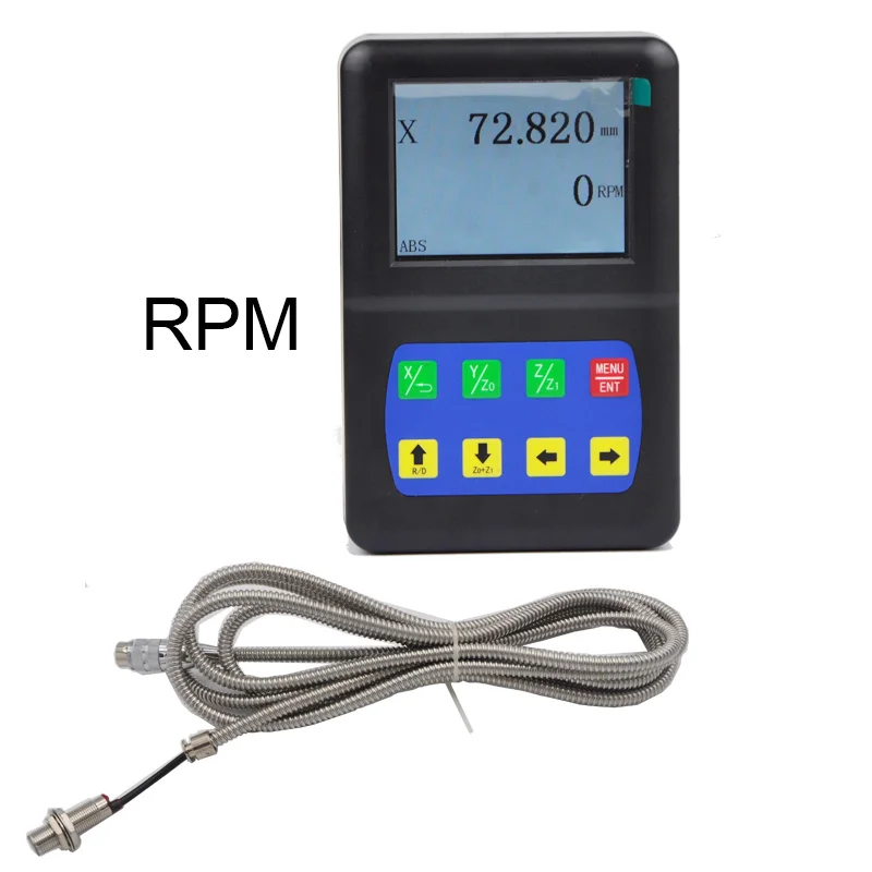 DITRON LCD DRO Small Size 1/2/3 Axis Digital Readout System with Linear Scale 5um Resolution 5V TTL for Mini Lathe