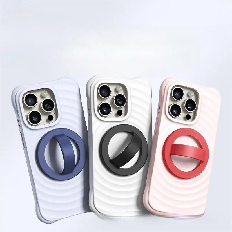 Magnetic Holder Mobile Phone Case For Iphone 12 13 14 15 16 Plus Pro Max Cases Cute Back Finger Myc8082 Laudtec