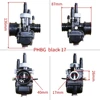 Carburador Phbg 17mm negro--19005428