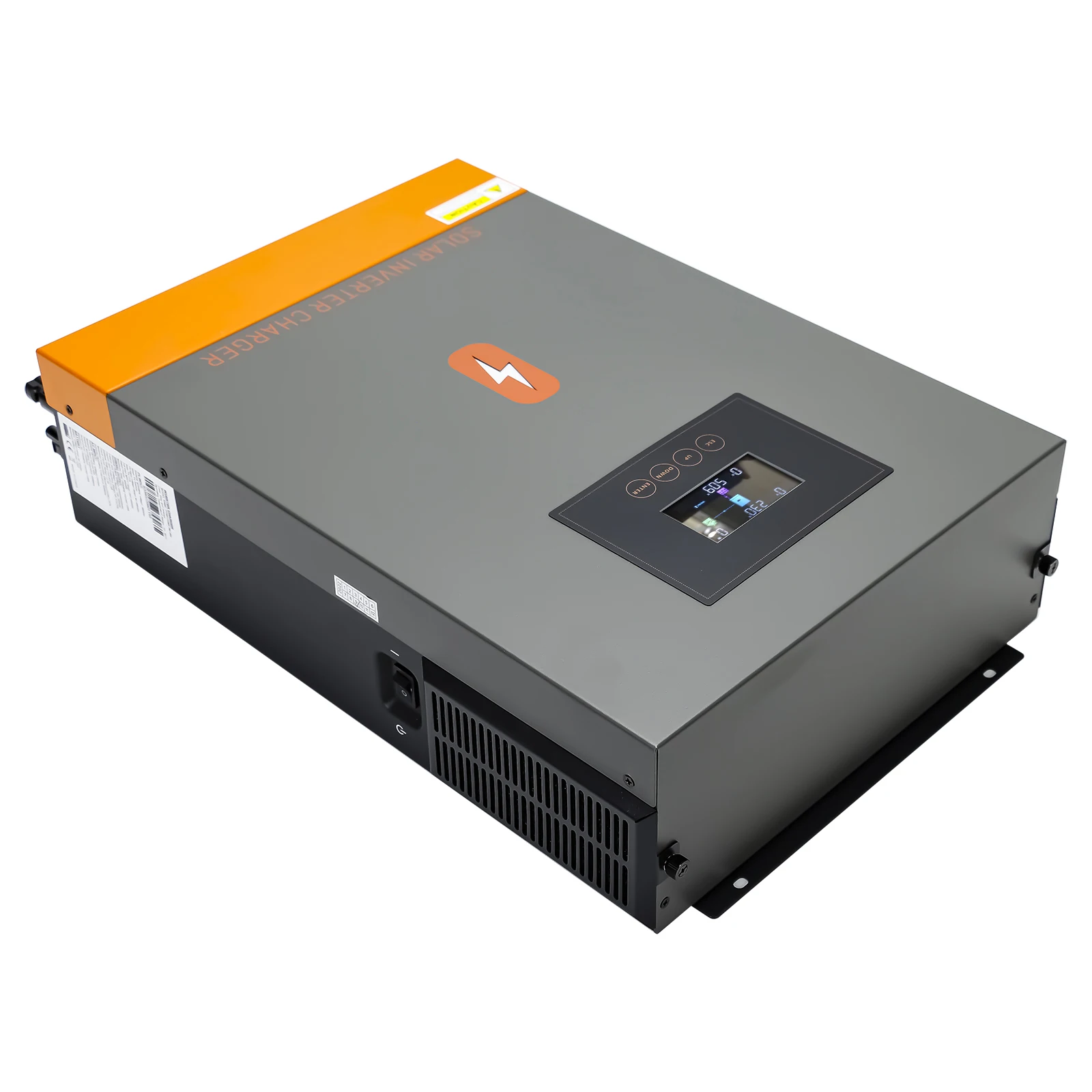 6.2kw 48VDC Onduleur Solaire Hybride AC120V Onduleur à Deux Sorties de Puissance MPPT 120A