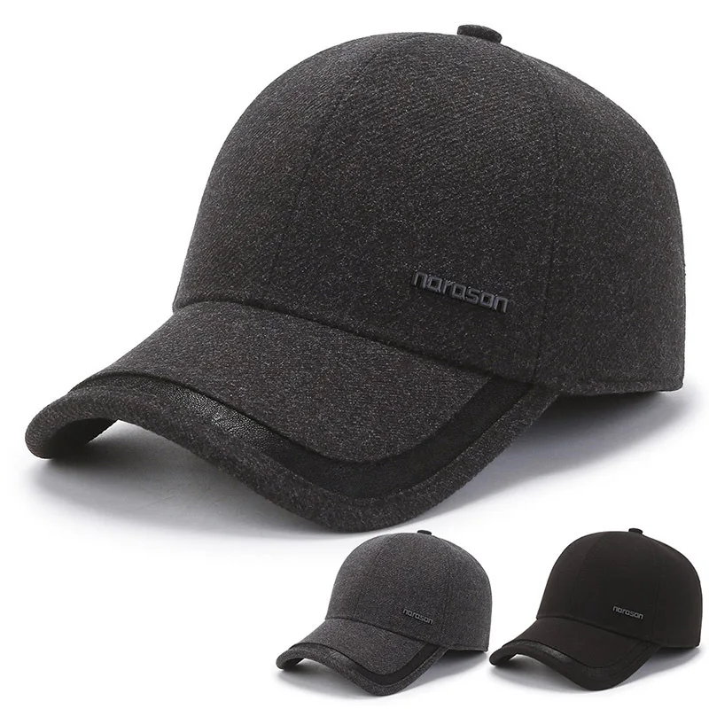 Wholesale Adjustable Men Baseball Cap Gorras Trucker Hat Blank Suede Embroidery Black Dad Hats