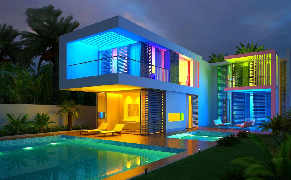 电子商务供应商Rgb 5050 2835 Ws2812b柔性防水家居装饰灯智能发光二极管灯条