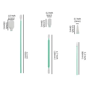 SPTA Detailing Swabs,Cleaning Swab Kit Microfiber Knitted,Lint Free Swabs for Printer, Gun, Optics Lens, Camera, Arts and Crafts