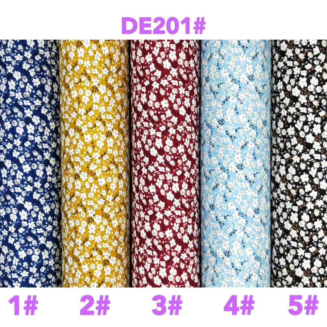 Классический дизайн, вискозная однотонная ткань, ткань с принтом в горошек, 100% вискозная ткань для платья