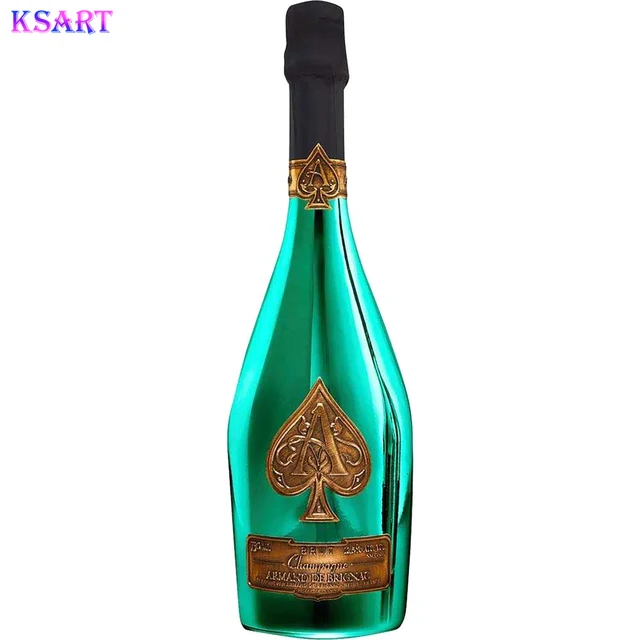 Whisky Champagne wine bottle sculpture making Rich money bag resin crafts shop bar decorations