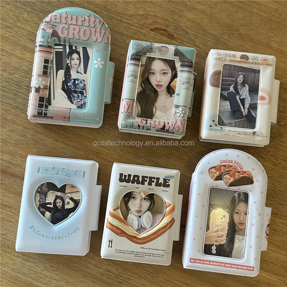 Hot Sale Korean Kpop Style 3 Inch Cute Photocard Holder Kpop Binder Sleeves Photo Album Instax Mini for Photo Collect Book Hot Sale Korean Kpop Style 3 Inch Cute Photocard Holder Kpop Binder Sleeves Photo Album Instax Mini for Photo Collect Book