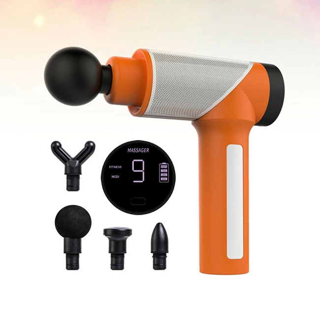 9 Speed Medical Massage Gun Handheld Percussion Muscle Massage Gun for Athletes Fascial Gun Massager-888033
