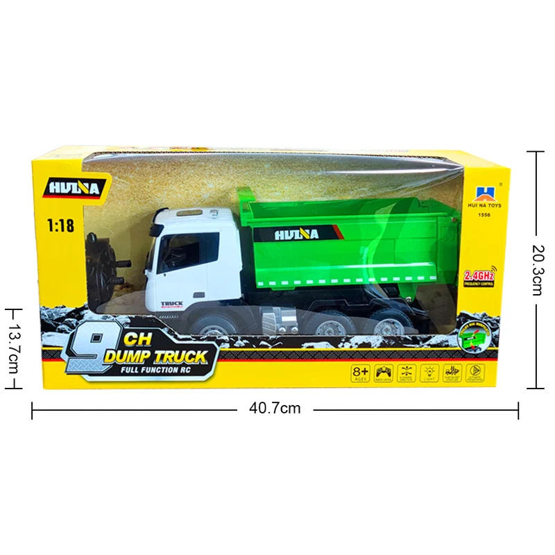 huina 1556 1:18 ダンプ　高性能　ラジコン HUINA 1556 1/18 RC Truck Remote Controlled Car Dumper