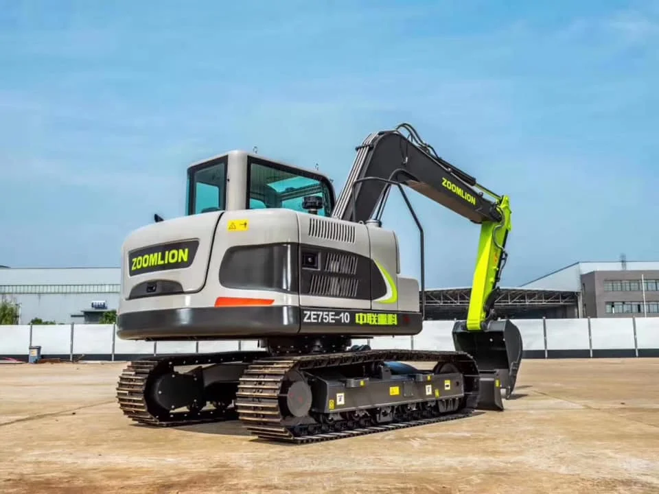 Escavadora de Esteira Nova Zoomlion ZE75E 7,5 Toneladas com Garantia