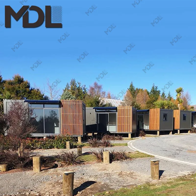 Guangzhou Two Floor Prefab Villa Modern Australia Standard Luxury Prefabricated Light Steel Frame House Villa
