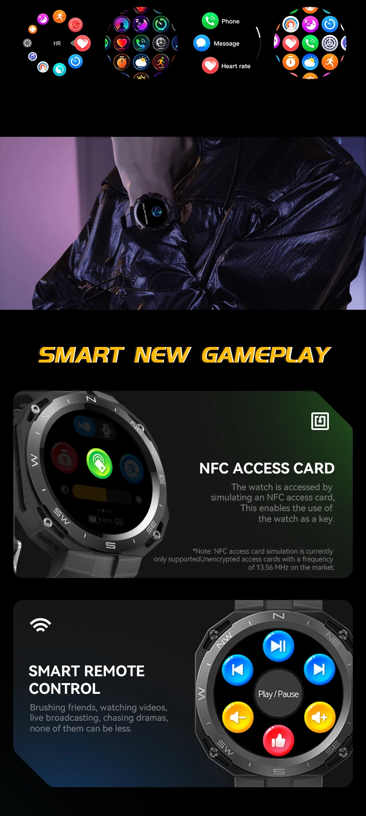 Hw3 Cyber Z69 Ultra Max 2023 Smart Watch: Alexa Enabled, BP Monitor