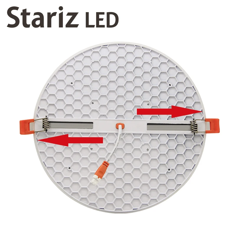 Led Frameless Panel Light Beehive Shape 10W 18W 24W 36W Round Adjustable High Lumen Led Panel Light Ceiling Light