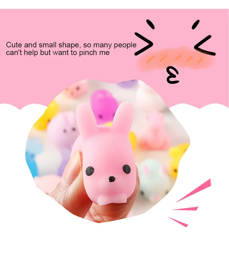 Silicone Animal Mini Cute Squeeze Funny Toy Soft Stress Kids Gifts