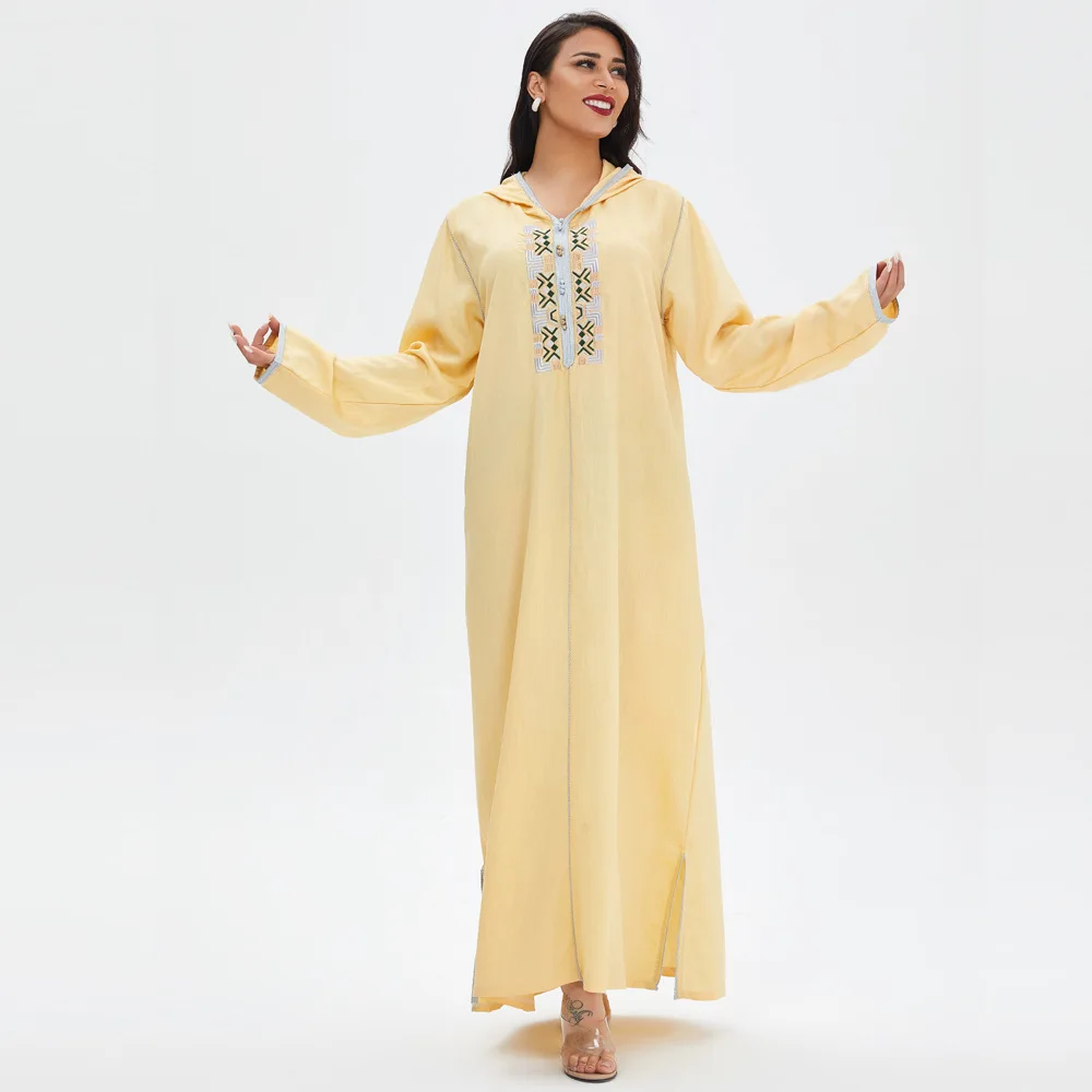 moroccan abaya moletom com capuz