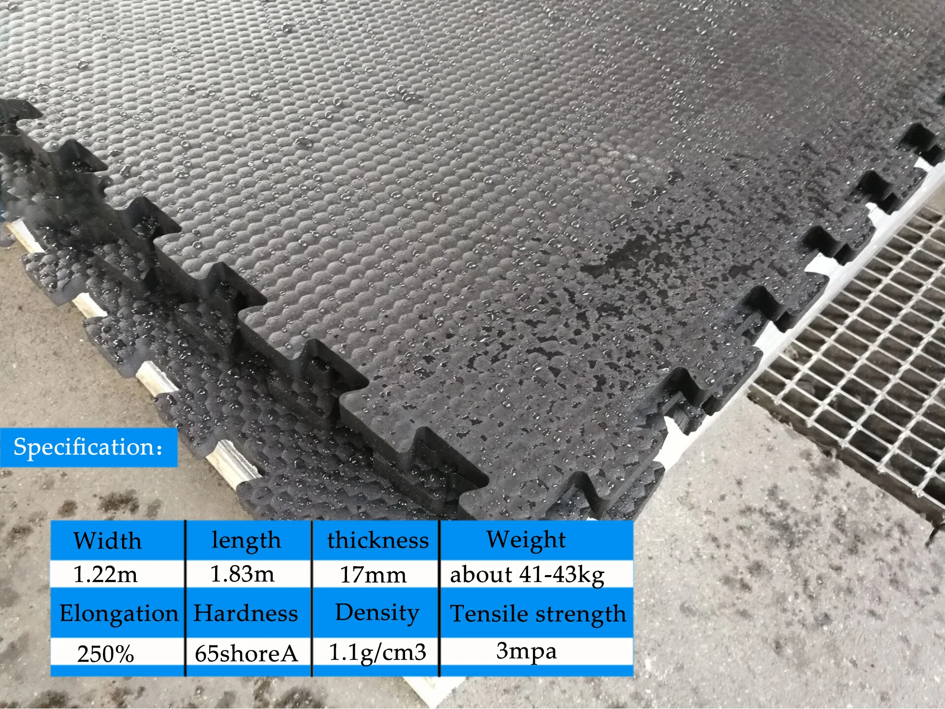 Cheap Antislip Interlocking Horse Stall Rubber Mat Stable Rubber Cow