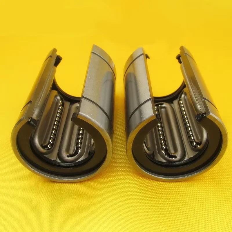 Open Linear Bearing LM UU-OP 16-50mm Steel Cage High Temperature Oil Resistant Corrosion Resistant