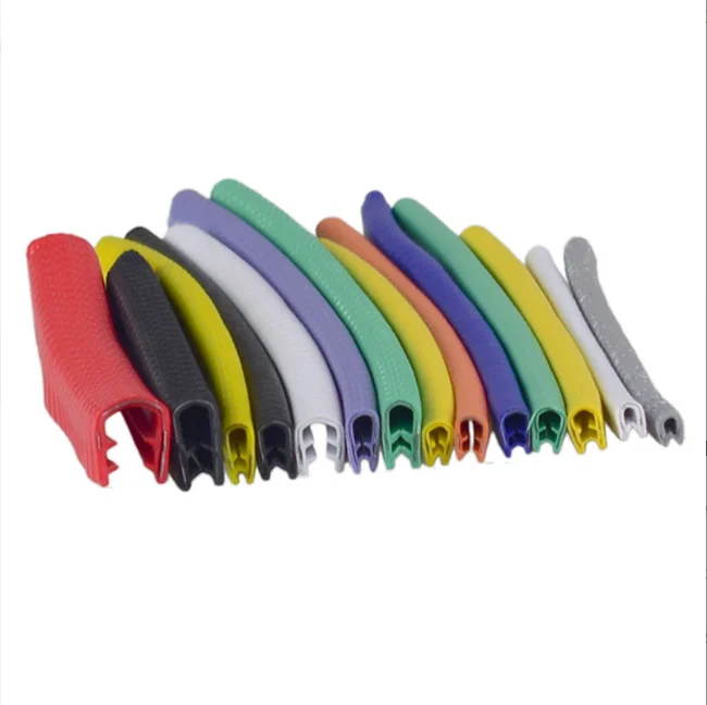 Pvc Auto U Shape  sharp Sheet Metal Seal Strip Rubber Edge Trim Pinchweld Protector Car Door EPDM protection Weather Stripping