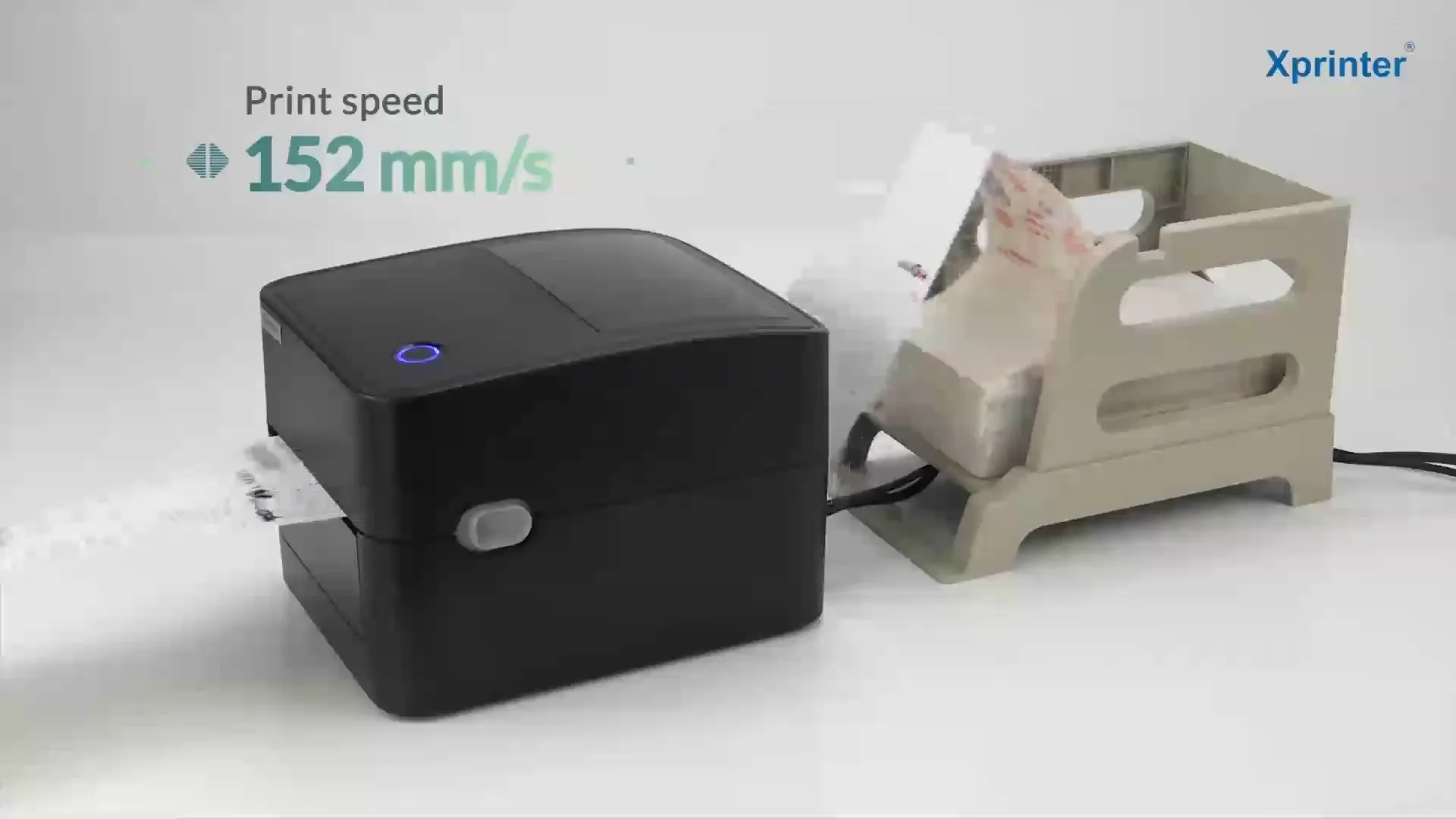 Xprinter Xpd4601b 4 Inches Thermal Sticker Printer Black And White For