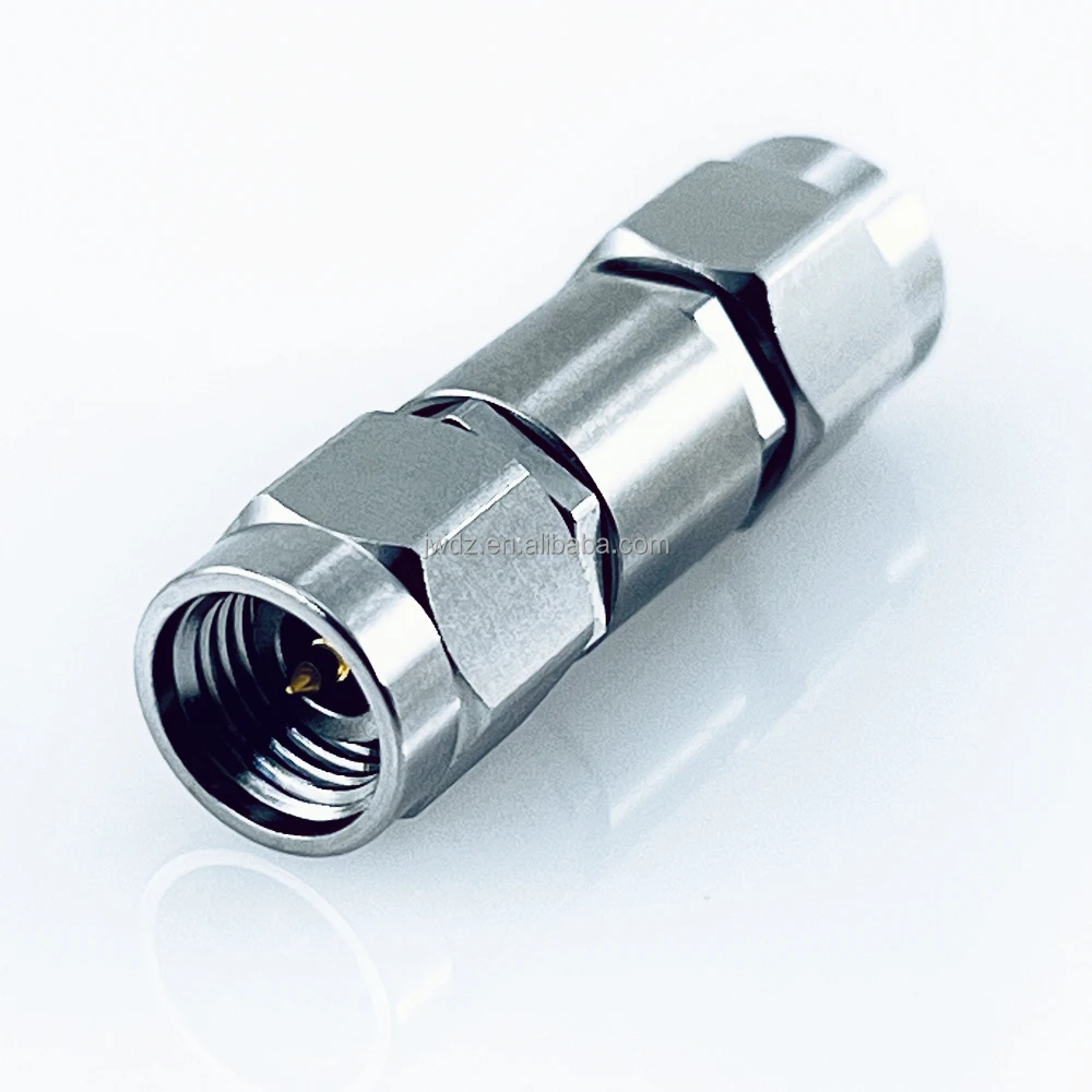 millimeter-wave rf coaxial adaptor 2.92 Male to 2.92 Male SUS303 DC- 40 GHz VSWR1.2 Rf coaxial connector