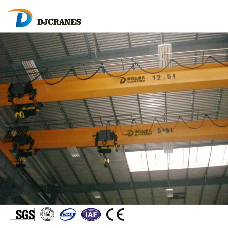 Singer Girder Ohc Crane with Electric Hoist Ceiling Mounted Workstation Bridge Crane Travelling