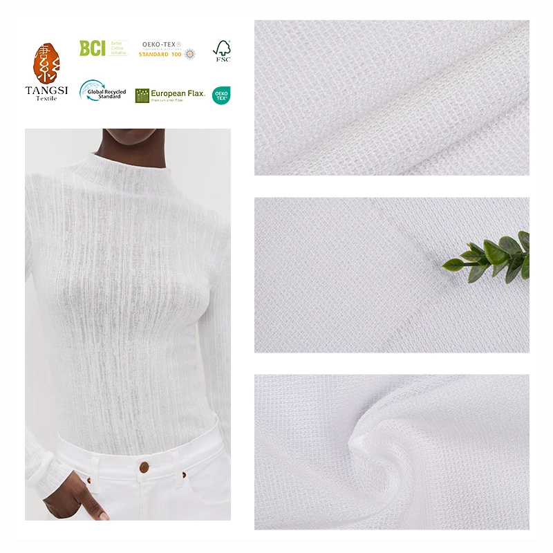 Tencel Poly Fabric Blend High Quality New Fashion Breathable and Healthy Soft Woven Women and Men Clothing Fabric for Clothes