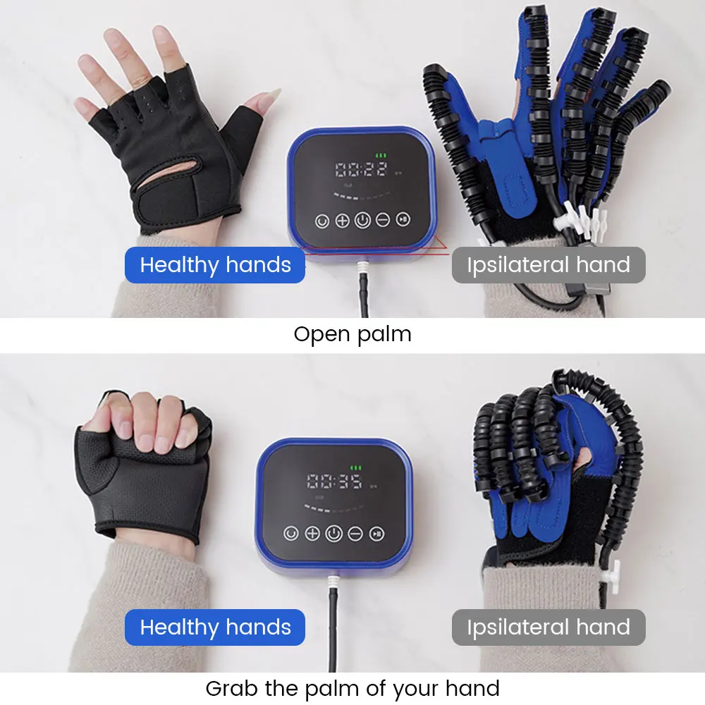 Hand rehabilitation robot stroke hemiplegia cerebral infarction training equipment finger exerciser