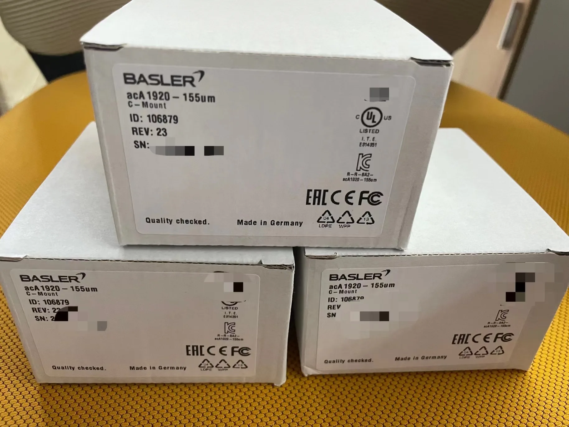 Basler Camera A2a1920-51gmbas A2a1920-51gcbas Ace 2 Basic 2.3mp Imx392 ...
