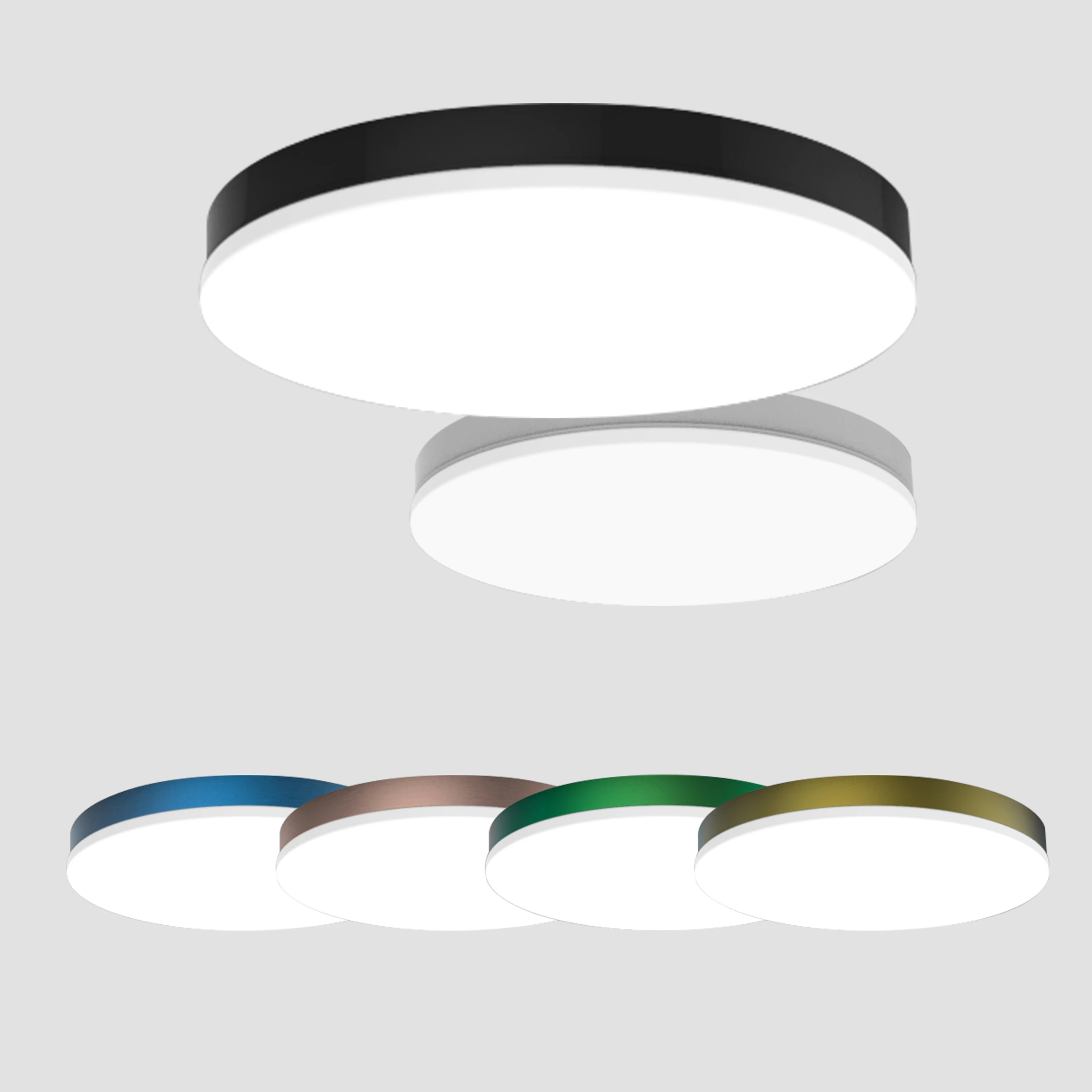 Modern Slim Sensor Ceiling Light Round IP54 Dimmable CCT Adjustable Smart LED Night Lamp
