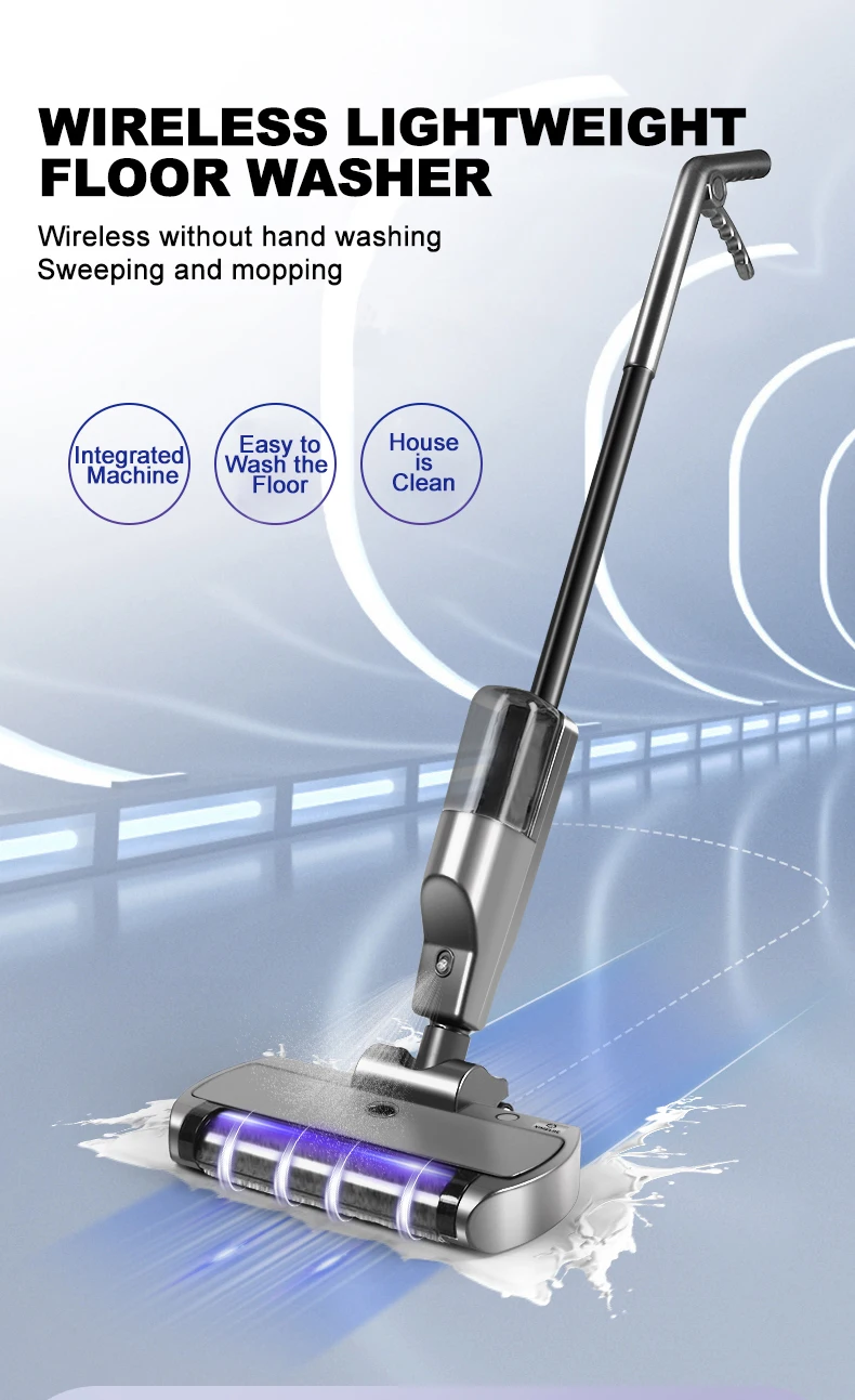 High Quality Cordless Electric Mop Cleaner Households Cleaning ...