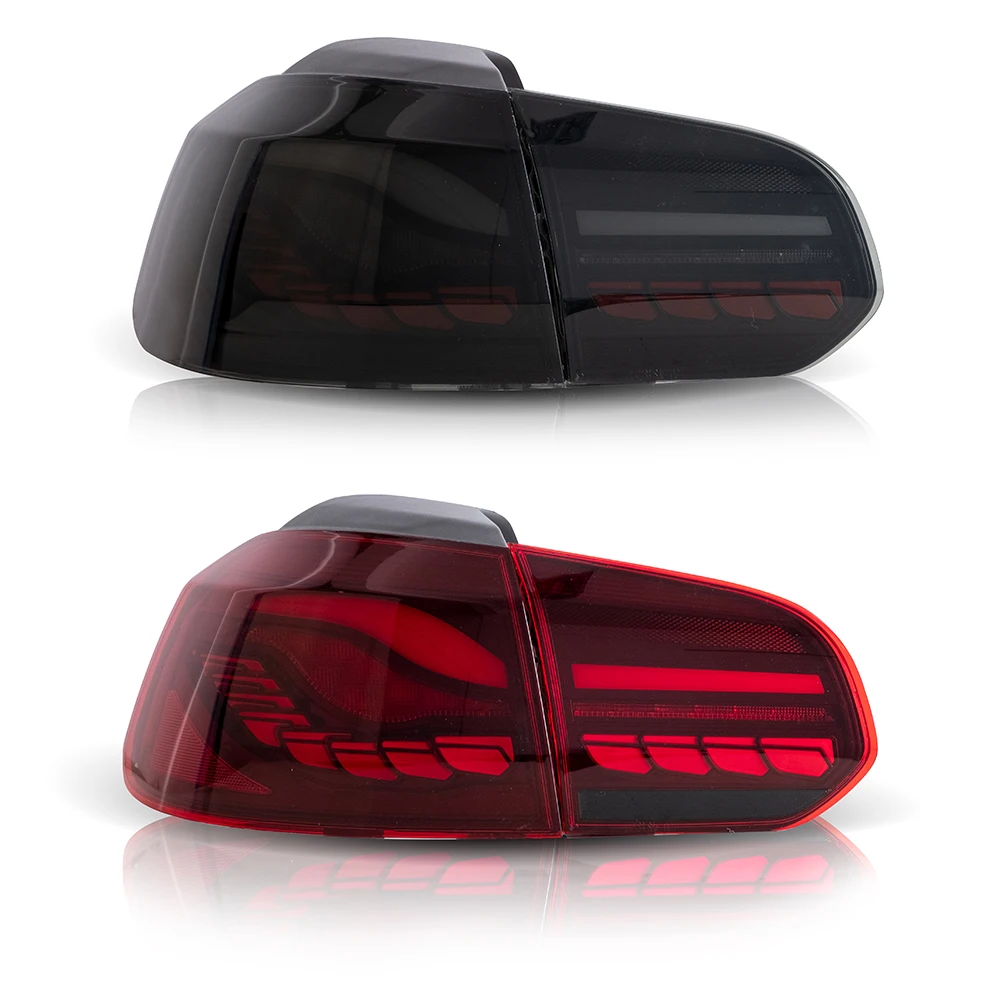 Vland Sequential Tail lights Full LED Rear Lamp Assembly With Brake DRL Fog Lights For Volkswagen MK6 2008-2013 manufacture