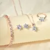 Stile a sei punte: oro rosa