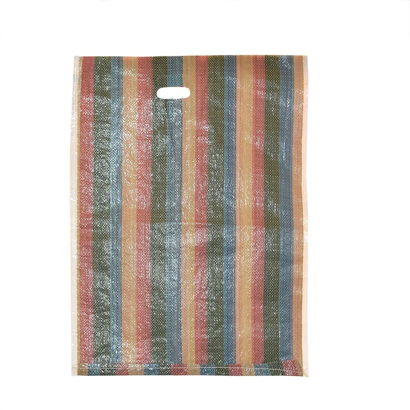 African Style Printing Logo Label China Polypropylene Shopping Laminated Pp Woven Zipper Bags