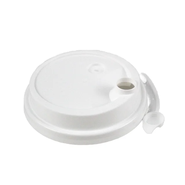 500pcs Up Order 90mm Leak-Proof Lid Injection Molded Switch Cover Disposable Lids Food Grade PP Material for Paper/Plastic Cups