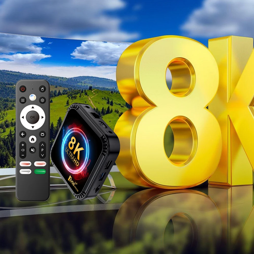 New Arrival TV98 RK3528 Smart Android TV Box 8K Resolution WiFi Rockchip Processor Set Top Box