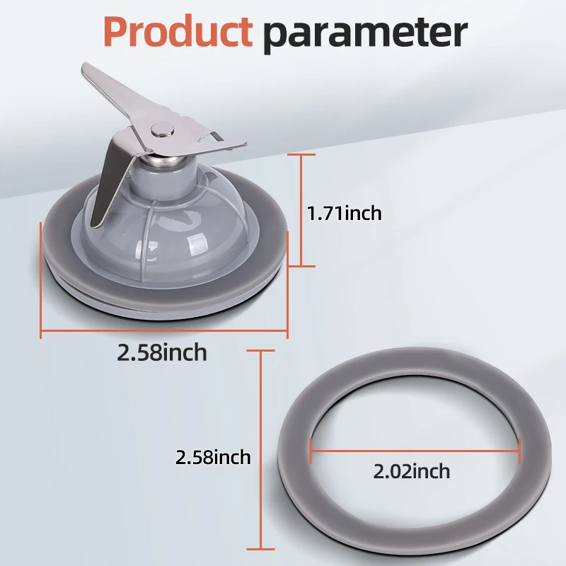 BL1900 Blender Blade and Gasket Replacement Parts Compatible with Black-Decke