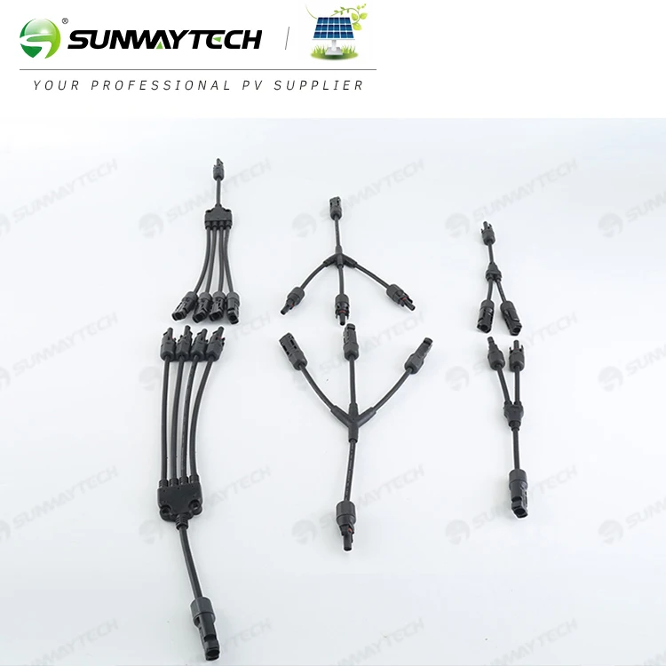 Sunway Connector Solar Power Pv Panelle Cable Ip67 Y Branch Waterproof