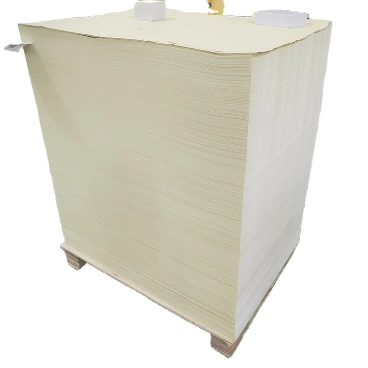 Customized C1S Cast Coated Paper Sheets Double Sided Release Paper Offset and Poster Printing Art Paper with Adhesive Side