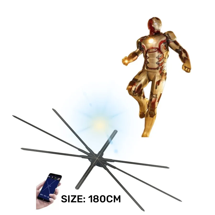 High Resolving 65cm Splicing Indoor Large Advertising Hologram Projector Led Display 3d Hologram Projector - Image 17
